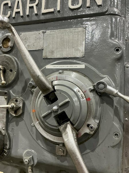 8' X 19" CARLTON MODEL #4A RADIAL ARM DRILL: YOBRO #25902