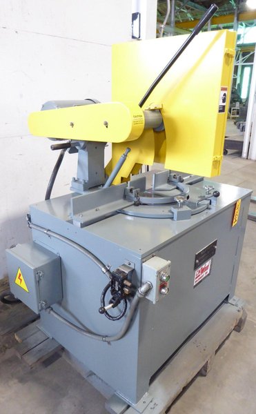 20"/22" Kalamazoo Abrasive Saw KM20-22, Double Miter, Air Vise, 20 HP, 4" Solids