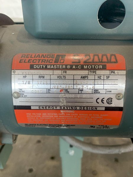 24" X 120" x 30" HYTROL MODEL # 138-ACC POWERED ROLLER CONVEYOR. STOCK # 0640123.