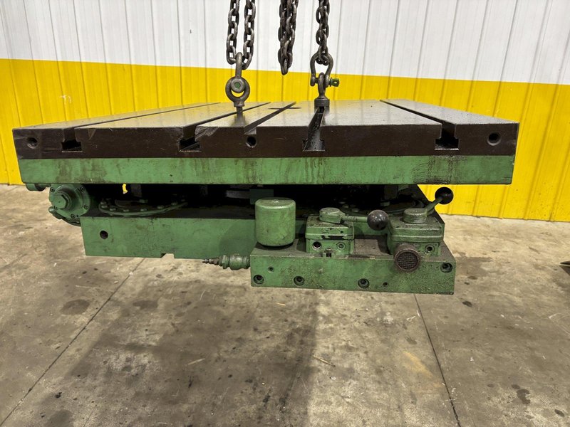 36" X 48" GIDDINGS &amp; LEWIS AIR LIFT ROTARY TABLE: STOCK #23588