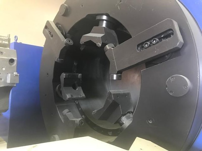 CRI Dan 24" Bore CNC Hollow Spindle Oil Country Lathe, model HT24 CNC, Fanuc, F-R chucks
