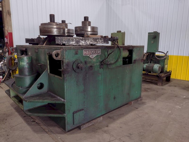 8" X 8" X 3/4" HAEUSLER MODEL #PHR-20VH HORIZONTAL &amp; VERTICAL HYDRAULIC PIPE &amp; ANGLE ROLL: STOCK #19133