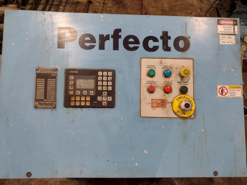 60" WIDE PERFECTO SWF ESC62 SERVO FEEDER. STOCK # 0234825