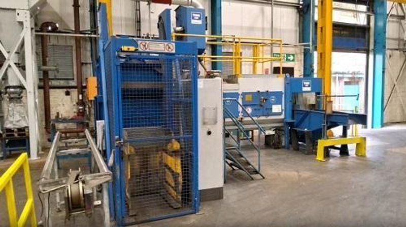 WALTHER TROWAL THM400/2 SHOT BLAST MACHINE (2013)