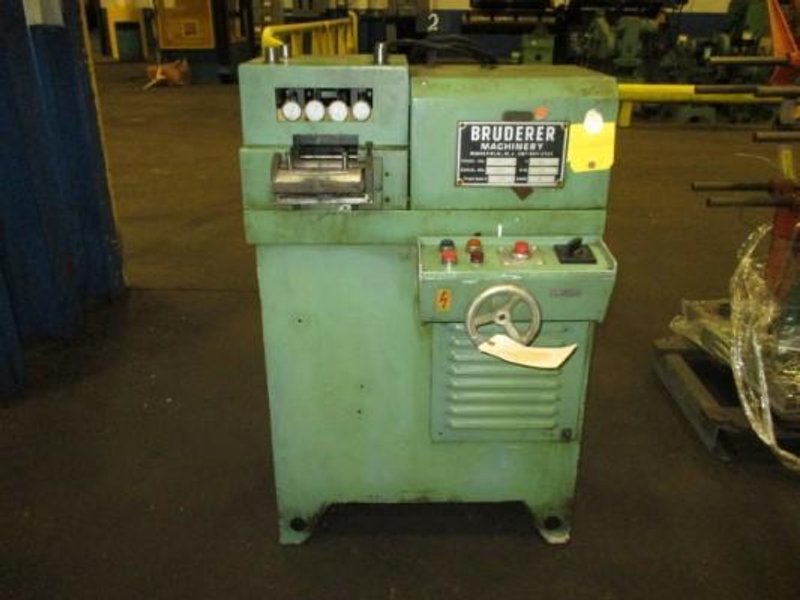 5" (127MM) 19 ROLL BRUDERER PRECISION STRAIGHTENER