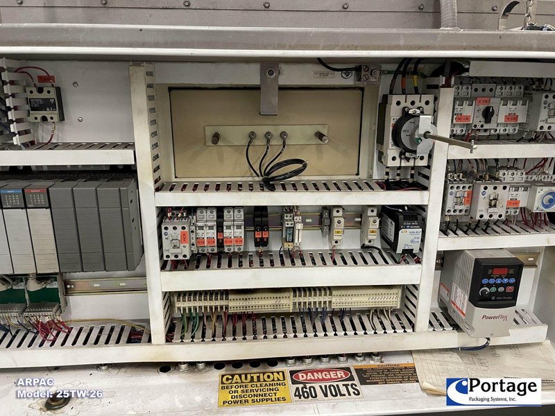 ARPAC Model: 25TW-28 Intermittent Motion Tray Wrapper
