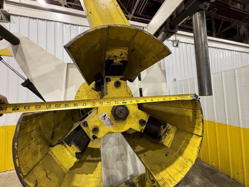 15,000 LBS X 24" COE MODEL #CPR-PO-15024  COIL REEL UNCOILER W/ COIL CAR: STOCK #23435