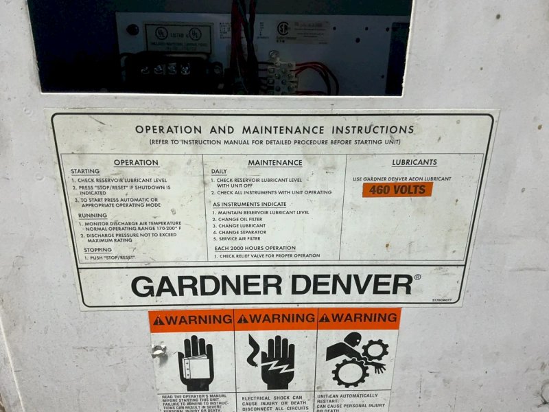Gardner Denver 50 Hp Air Compressor - Ebh99g