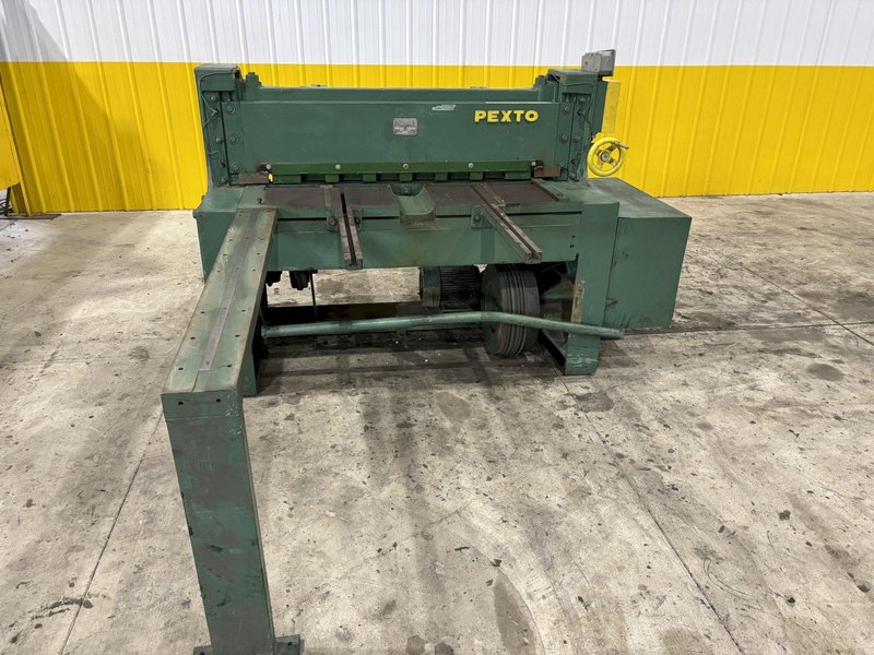 4' X 10 GAUGE PEXTO MODEL #10-U-4B MECHANICAL POWER SHEAR: STOCK #21257