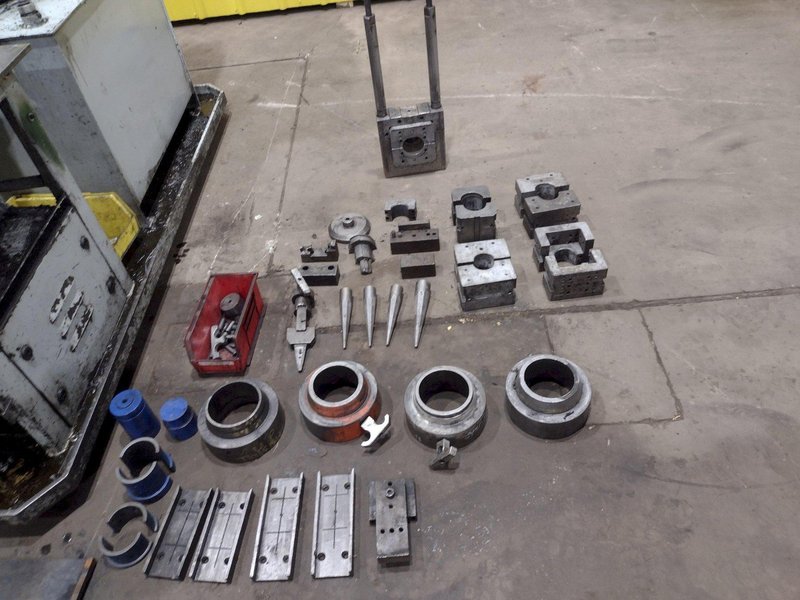 3" (50 TON) ARISTO MODEL #A-680-HD  TUBE EXPANDER &amp; REDUCER END FORMING MACHINE: STOCK #19000