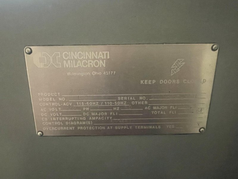 26" x 72" CINCINNATI MILACRON Engine Lathe