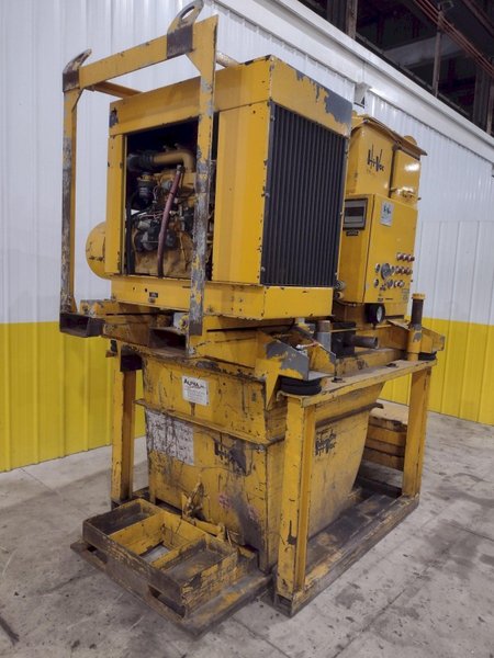 HI VAC MODEL #250D PORTABLE VACUUM WITH DEISEL ENGINE: STOCK #21855