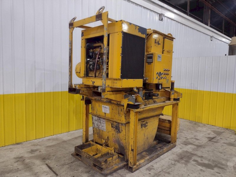HI VAC MODEL #250D PORTABLE VACUUM WITH DEISEL ENGINE: STOCK #21855
