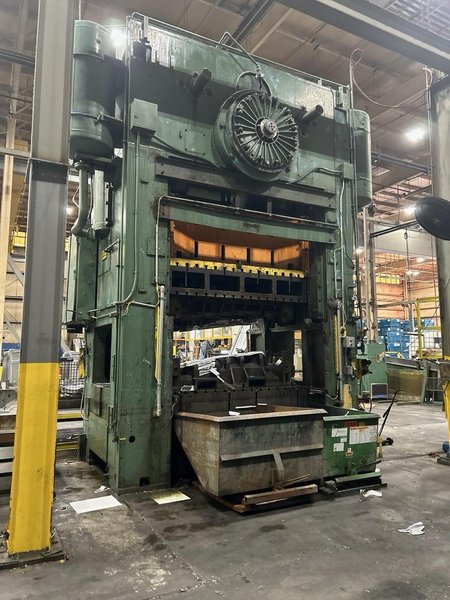 500 Ton US Industries S4-500-96-60 Hydraulic Press, 1963