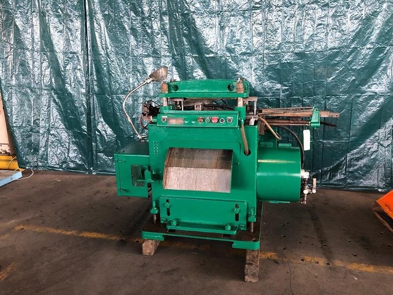 18 TON TISHKEN MODEL #CO-6-24-18 4 POST CUT OFF PRESS, 2" STROKE: STOCK #10484