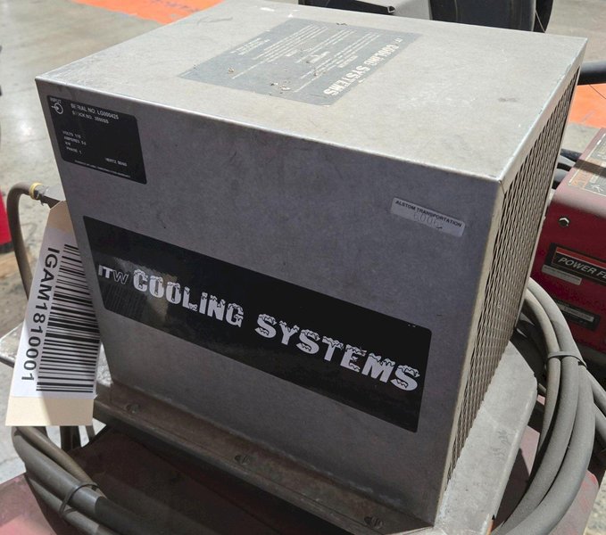 Lincoln Electric PowerWave 455M w/ Controls, Wire Feeder and Cooler USED