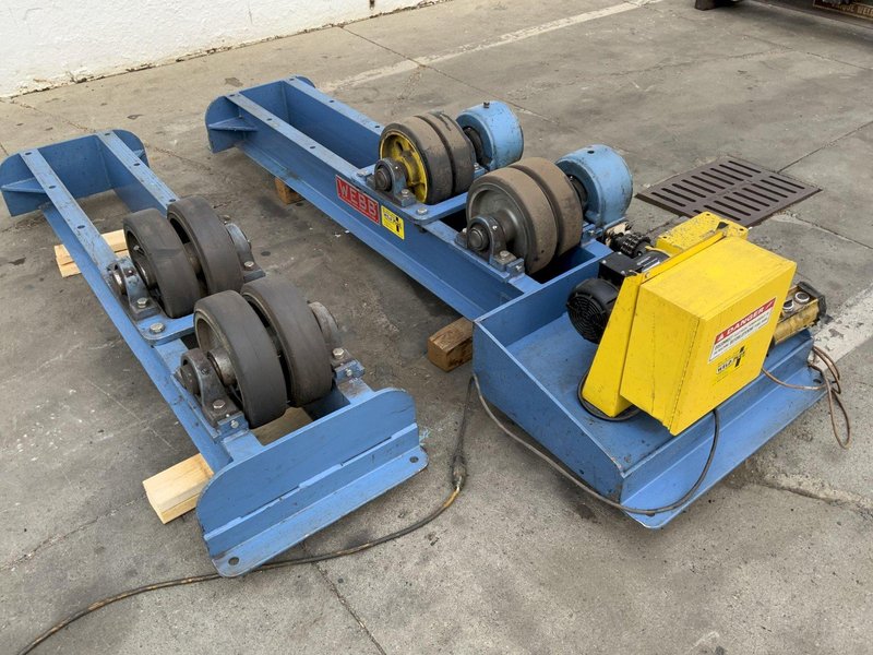 10 TON WEBB MODEL T-18 TANK TURNING ROLLS: STOCK #81377