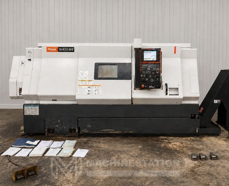 Mazak Quick Turn Nexus 450-II CNC Turning Center – 18″ Chuck Lathe