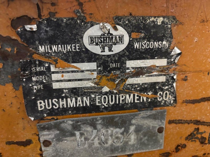 20,000 LBS X 56" WIDE BUSHMAN MODEL 5500 CRANE MOUNT SHEET LIFTER: YOBRO #24467