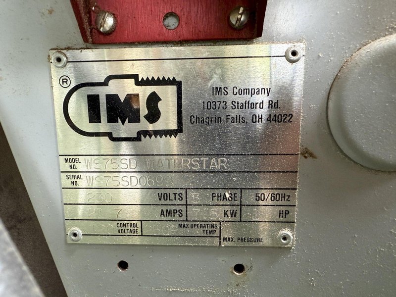 IMS MODEL #WS75SD WATERSTAR WATER TEMPERATURE CONTROL UNIT: STOCK #23275
