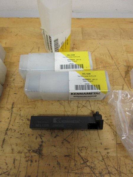 Kennametal Indexable Lathe Stick Turning Tools 3/4 &amp; 1" Sizes, (12pcs) ***Most New in Packages***- Auction Item