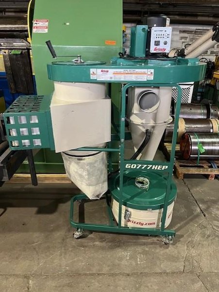 GRIZZLY INDUSTRIAL  MODEL GO777HEP DUST COLLECTOR STOCK# 3969