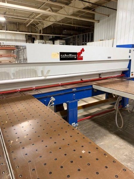 Schelling FM-H 430/410 Automatic Panel Saw, 2001 – Rear Lift Table
