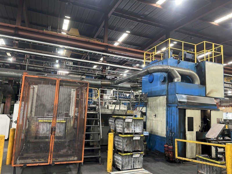400 TON HYDROMEC HF4000 FORGING PRESS CELL W/ CEFI INDUCTION UNIT