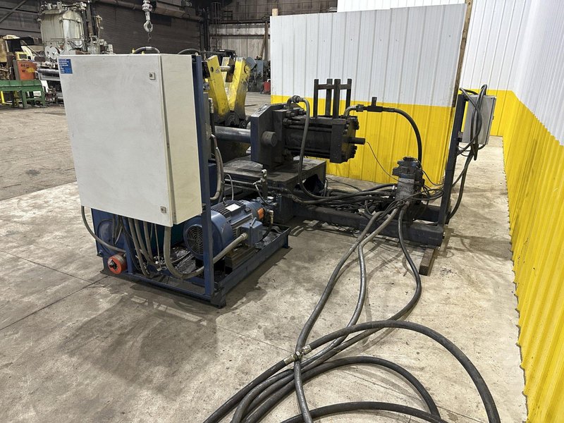 200 TON (2-3/8" TO 9-5/8") DIAMETER TRUE GRIT MODEL CT200 HYDRAULIC TUBE &amp; PIPE PUSH POINTER / END FORMER/ SWAGING PRESS: STOCK #22399