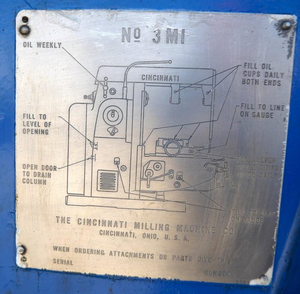 Cincinnati Independent Overhead Spindle