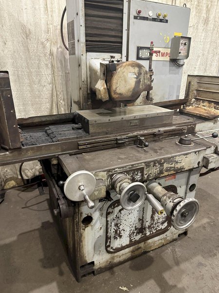 12" X 28" BLOHM SIMPLEX 7 HORIZONTAL SURFACE GRINDER: STOCK 77104