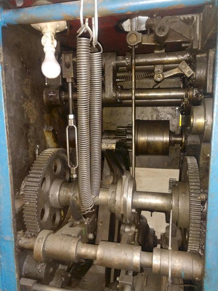 .148" x 2.75" COIL O.D. TORRINGTON MODEL #W12 SPRING COILER / COIL MAKING MACHINE: STOCK 14915