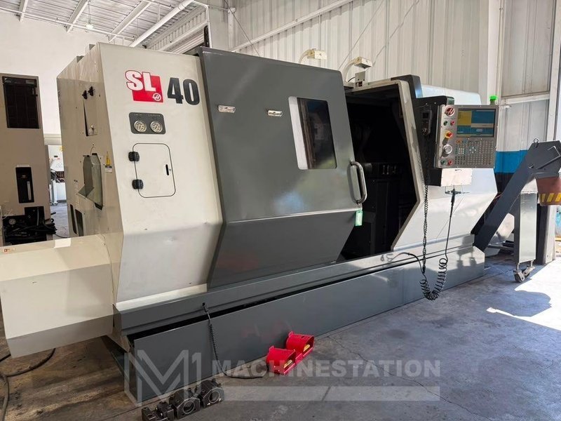 Haas SL-40 CNC Turning Center – 15″ Chuck, Tailstock Lathe