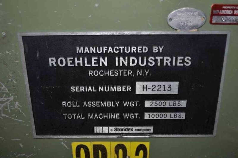 Embosser, Roehlen, 32" Wide