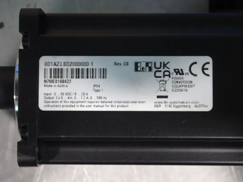 B&amp;r Industrial Automation Servo Motor - 8d1a23.bd2000000-1