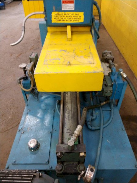 15" X 15" X 15 HP MAREN MODEL #111-297 HYDRAULIC HORIZONTAL AUTOMATIC CONTINUOUS BALER: STOCK #13506