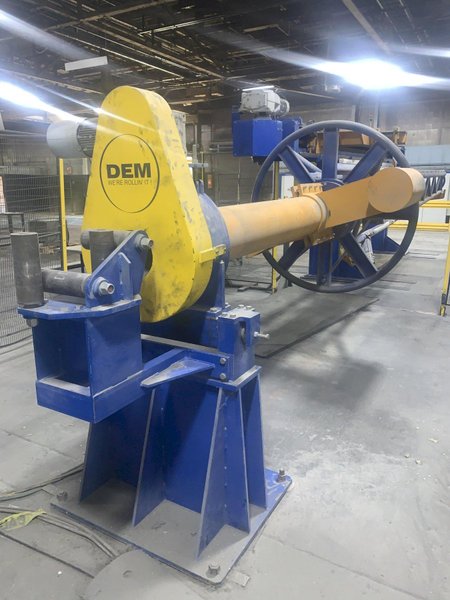 .512" X 12" X 4 STAND DEM WIRE FLATENING ROLLING MILL LINE, YEAR 2017: STOCK #13898