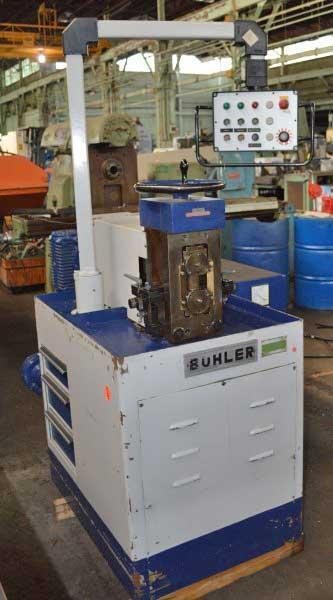 1" (25.4mm) x 2" (50.8mm) BUHLER 2 HIGH ROLLING MILL/WIRE FLATTENING MILL (13899)