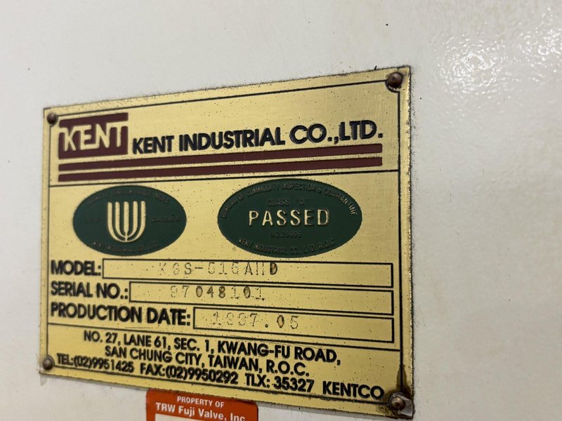 20" X 60" KENT MODEL #KGS-515AHD 3 AXIS HYDRAULIC SURFACE GRINDER: YOBRO #23845