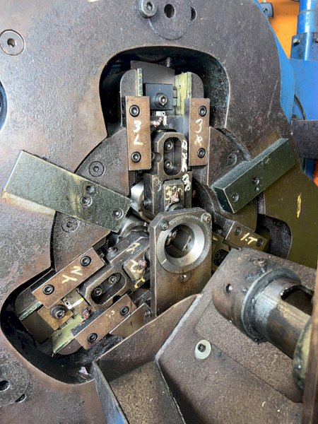 3" KINEFAC MODEL #MC-6-F "KINE-ROLLER" 3-DIE AUTOMATIC THREAD ROLLER THREADER: STOCK #17073