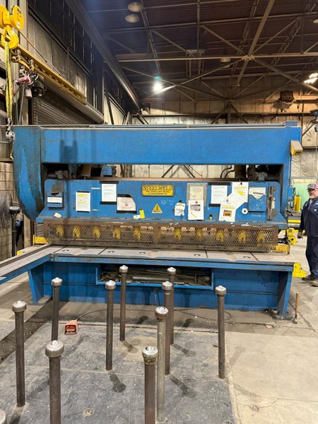 10' X 1/2" STEELWELD MECHANICAL SHEAR. STOCK #0112326