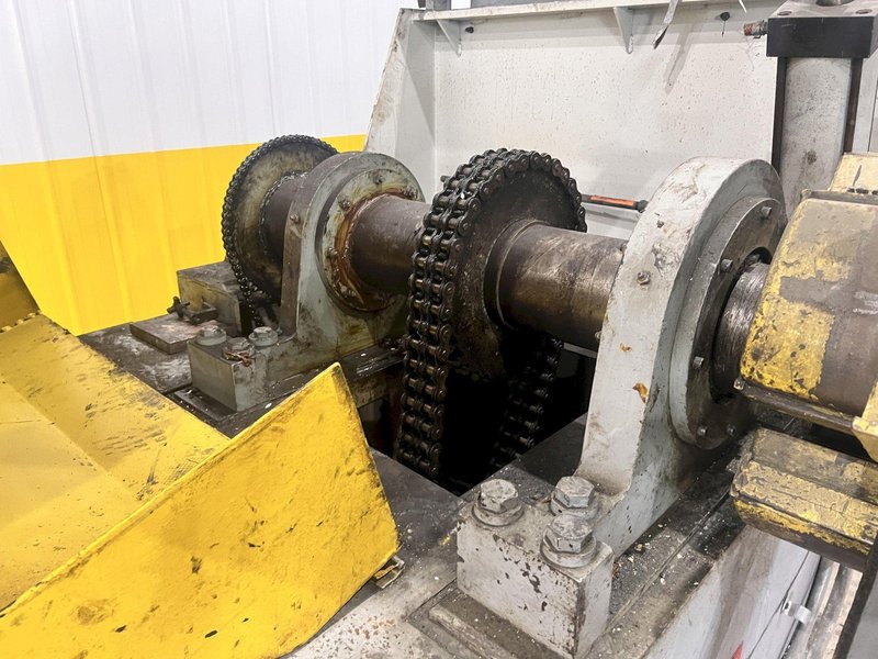 40" X 12,000 LBS X .110" ROWE COIL REEL, CAR, &amp; STRAIGHTENER FEED LINE: STOCK #21627