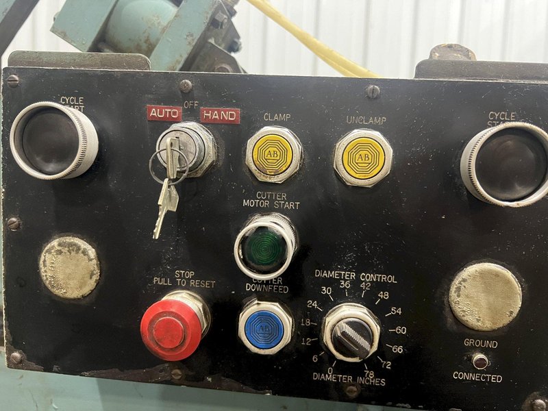 60" X 10 GAUGE NIAGARA MODEL #31-ARC MECHANICAL CIRCLE SHEAR : STOCK #19317