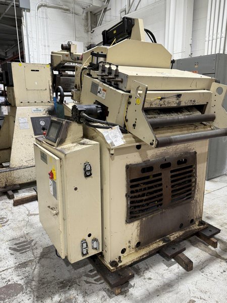 24,000 lbs. x 32" Width Minster Coil Reel and Minster Powered Straightener,  Model#MRH20-38S &amp; MSH30-32-7, Year 2007