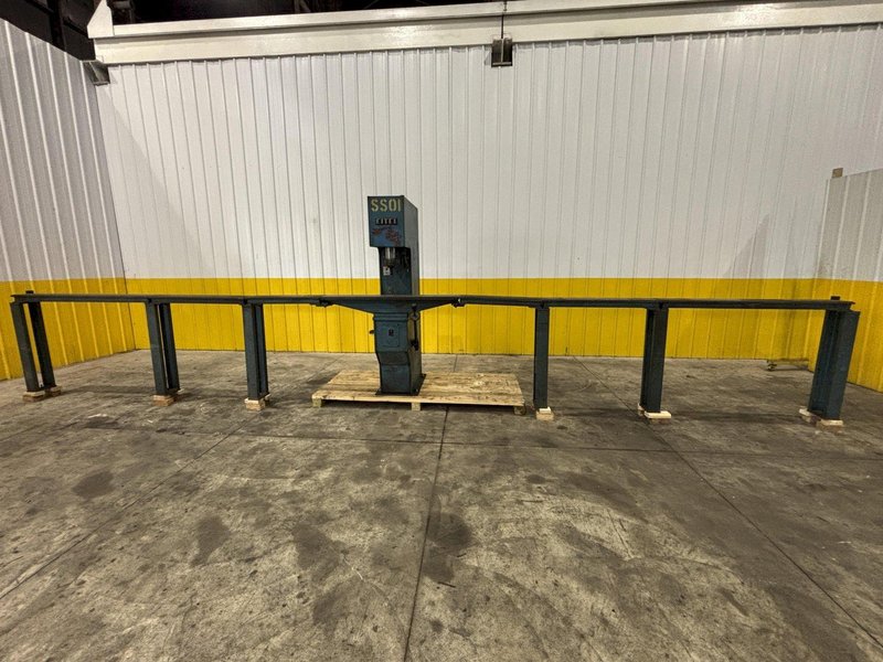 16 TON EITEL MODEL #RP-16 HYDRAULIC C-FRAME PRECISION STRAIGHTENING PRESS, 6" STROKE: YOBRO #23427