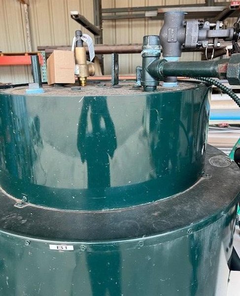 Columbia CT‑37.6‑S Steam Boiler with Power Flame C1‑G‑10B Burner, 2002 – Well-Maintained