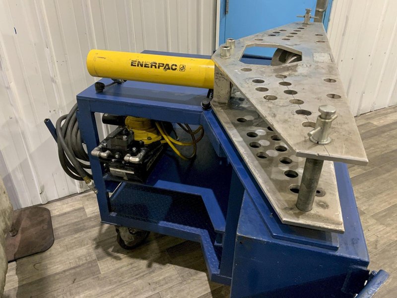 1" TO 4" ENERPAC AIR OVER HYDRAULIC TUBE BENDER WITH DIES: STOCK #80832