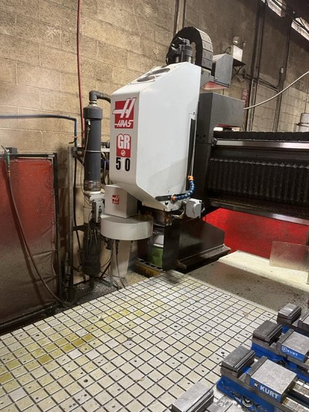 Haas GR-510 CNC Gantry Router, 2013 – 4′ x 10′ Table, Coolant System, Automatic Tool Changer