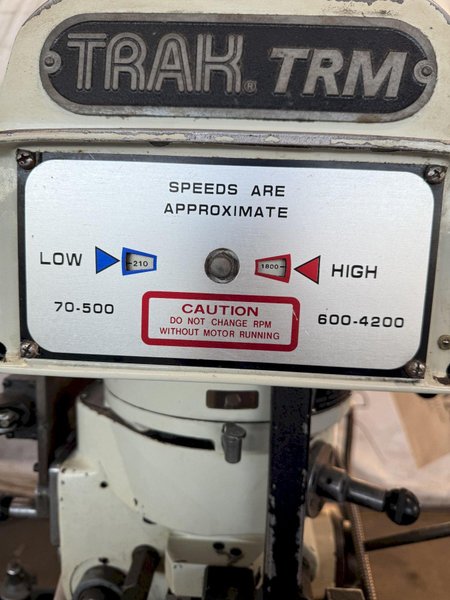 3 HP SWI TRAK DPM CNC VERTICAL BED MILL. STOCK # 1119024