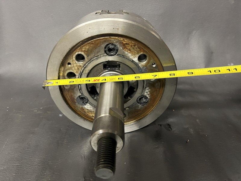 Kitagawa N-08 Used CNC 8" Closed Nose 3-jaw Power Chuck No Adapter